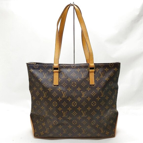 Louis Vuitton Cabas Mezzo Brown Monogram Shoulder Bag mon684-101625 - Picture 1 of 16
